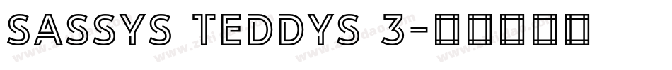 Sassys Teddys 3字体转换